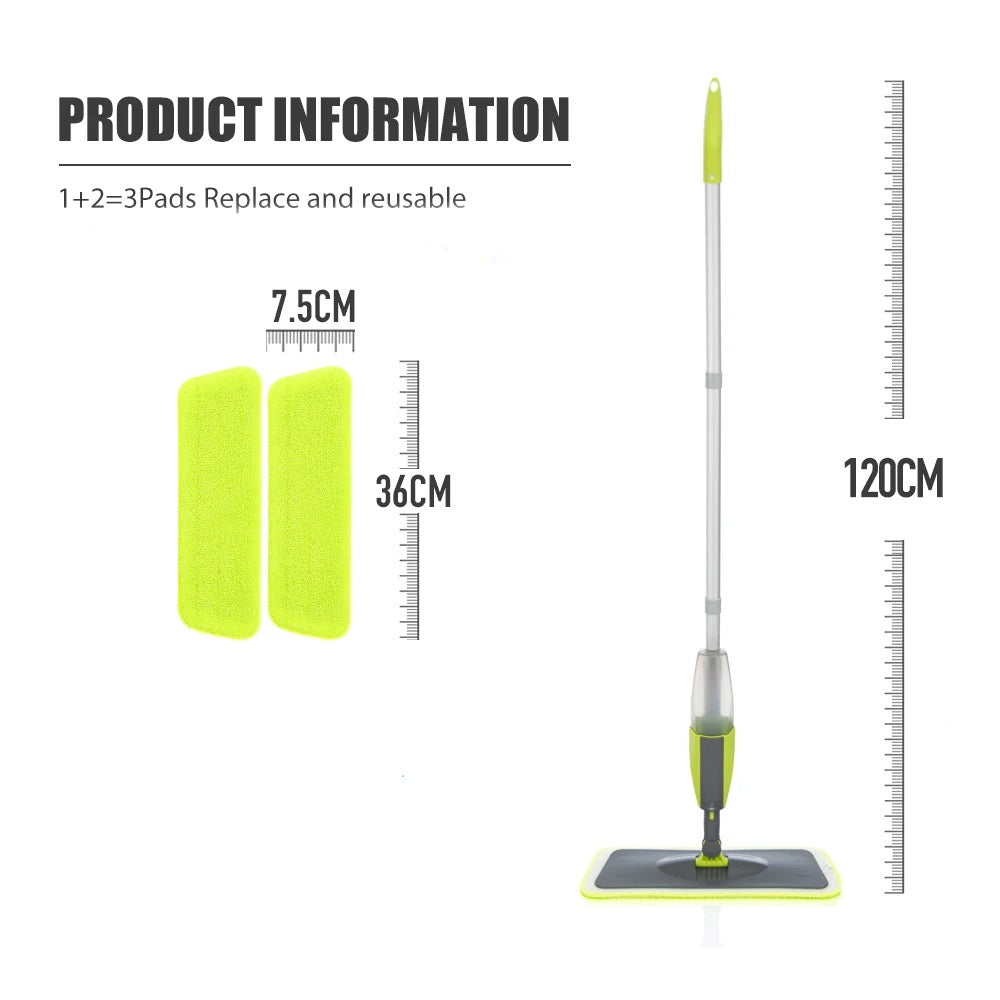 Spray Flat Mop for Quick Floor Cleaning